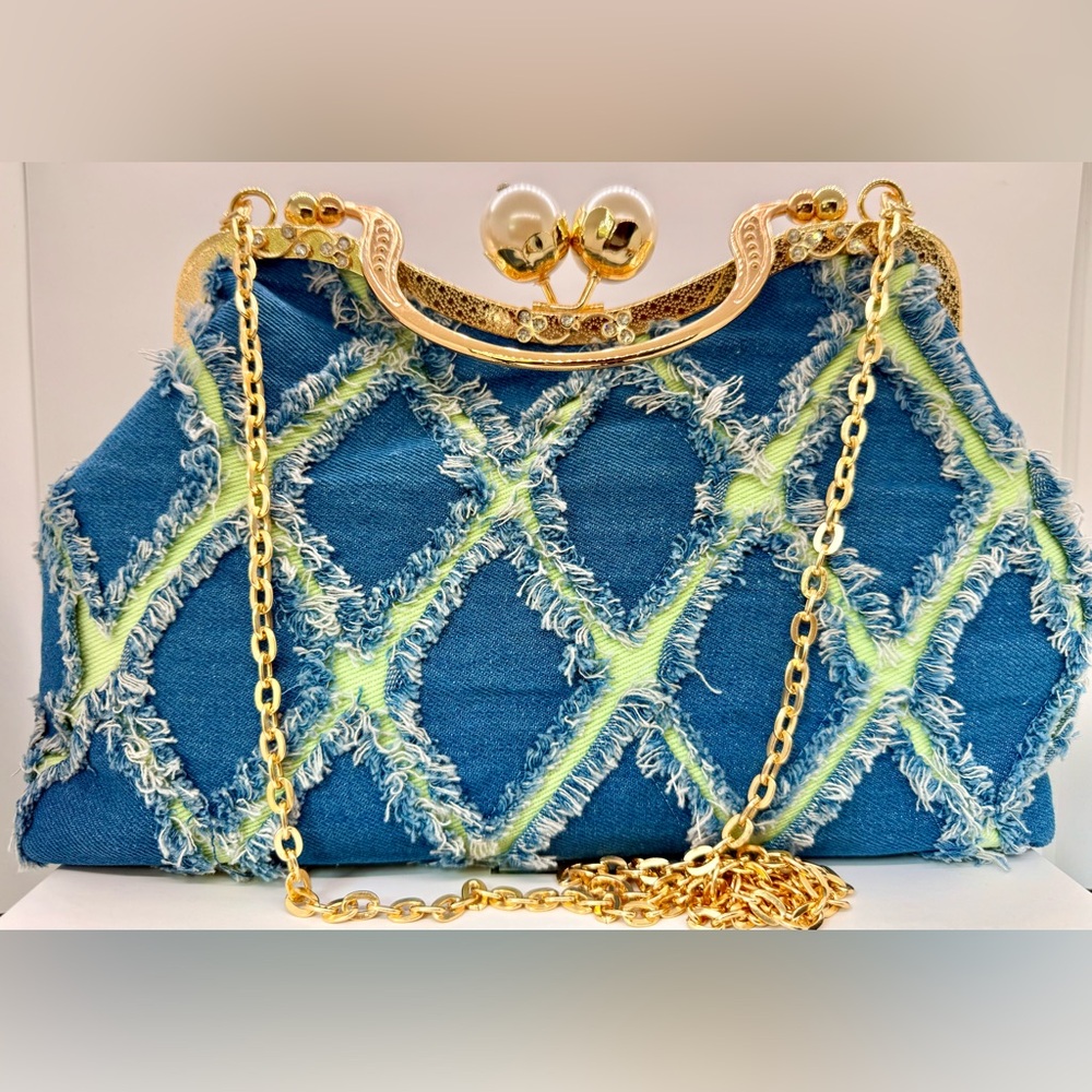 Classy Denim Clutch